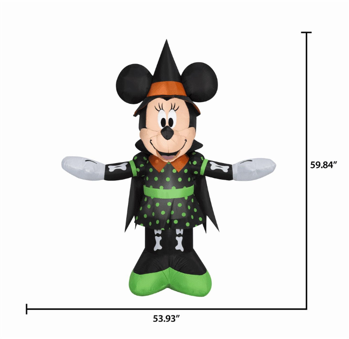 Disney Mickey and Minnie Halloween Inflatable Set 2 Pack 60in