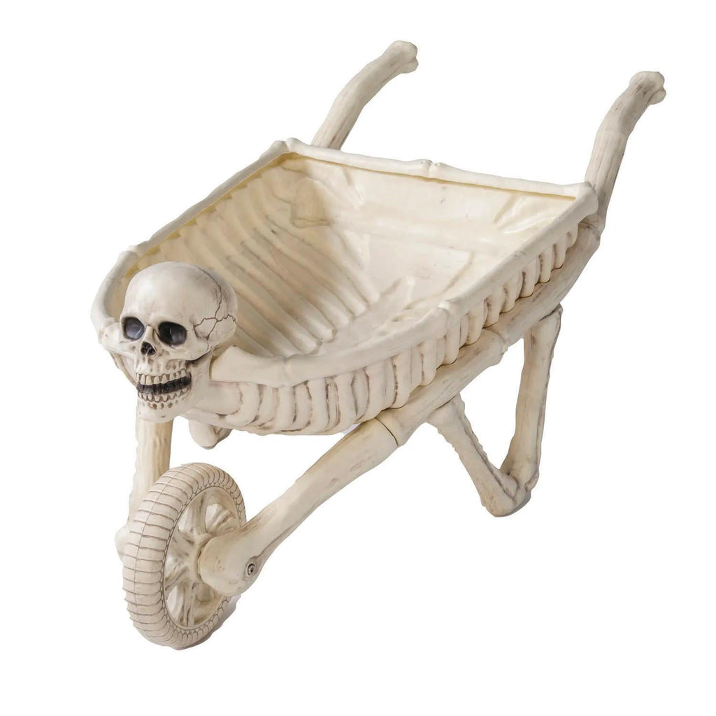 48 3/4" Skeleton Wheelbarrow Halloween Decoration