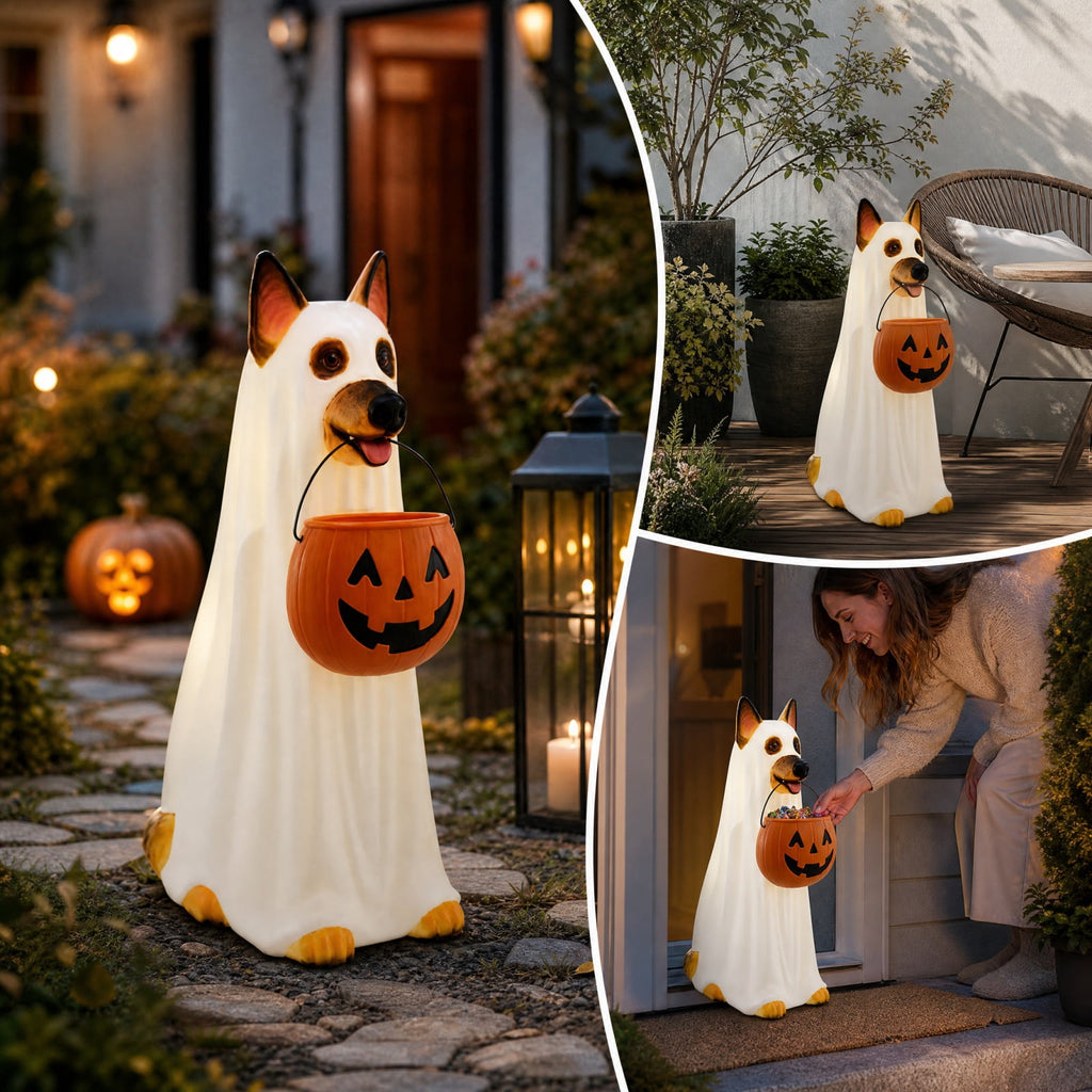 Clearance Halloween Giant Ground Breaking Skeleton Decor with LED Light-Up Moving Eyes, Scary Skull Stakes for Garden Lawn Holiday Party Decor