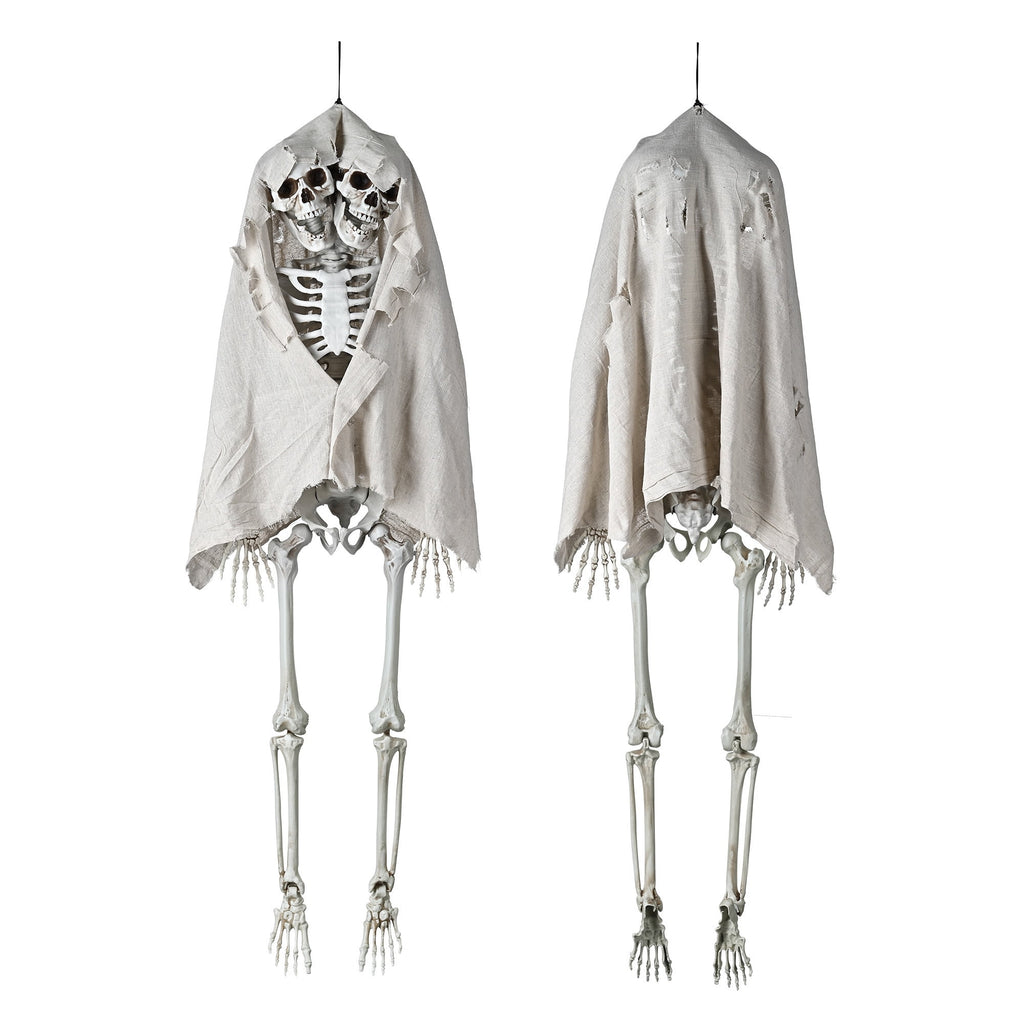 Yescom 5.6ft Halloween Pirate Captain Skeleton Life Size Human Bone Movable Joints Outdoor Decor 2026