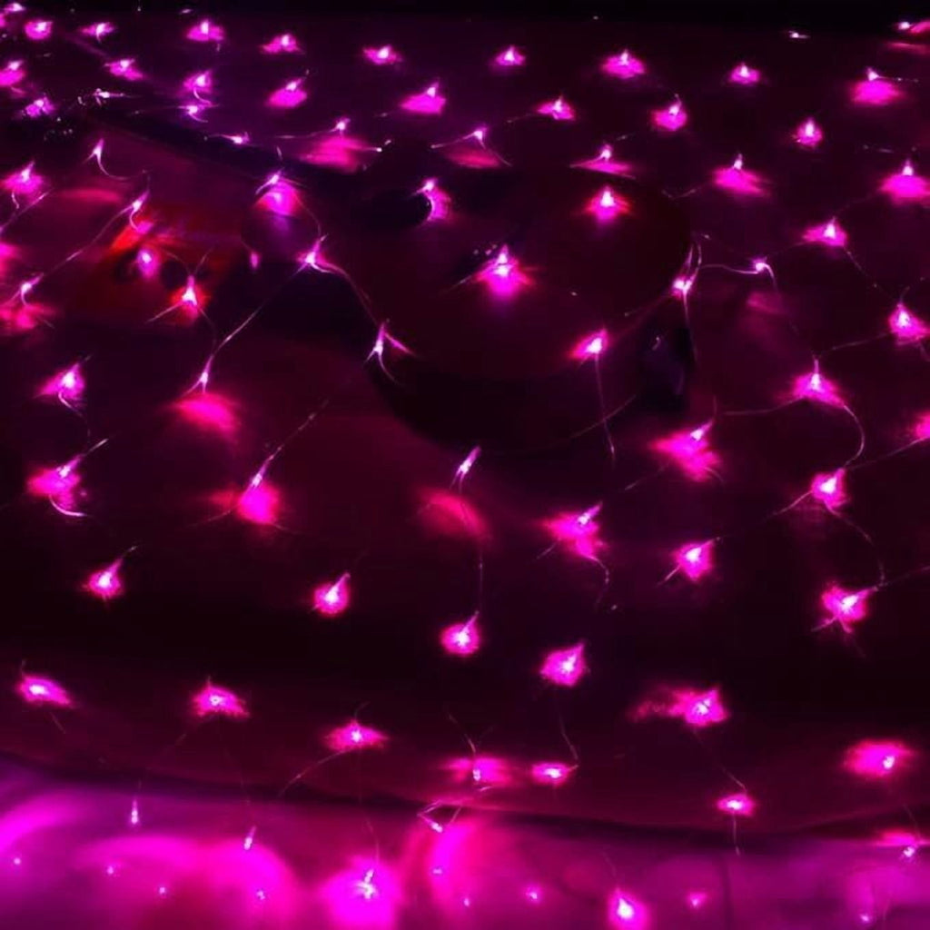 SHANJIA Garden Net Lights Battery Operated, 4mx6m 672LEDMesh Fairy String Lights Fairy Net Lights 8 Modes Waterproof Net Mesh String Lights for Garden Balcony Decor