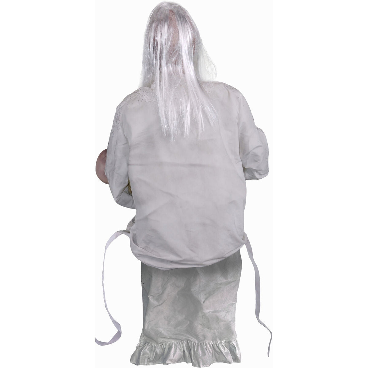 Haunted Hill Farm Life-Size Animatronic Gravely Granny by Tekky Halloween Decoration, 2.9-Ft.