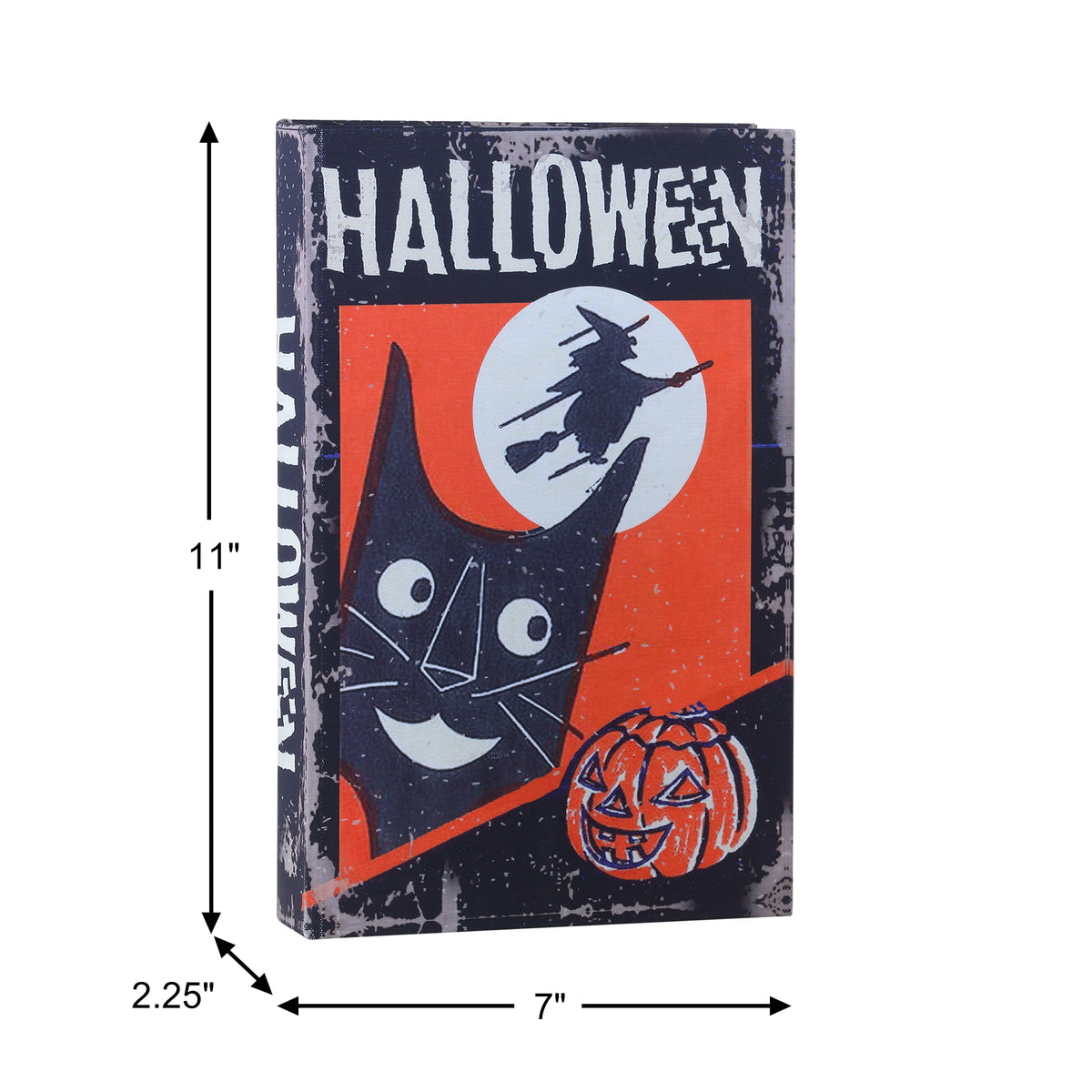 Mr. Halloween Decorative Retro Nested Storage Books, Set of 3