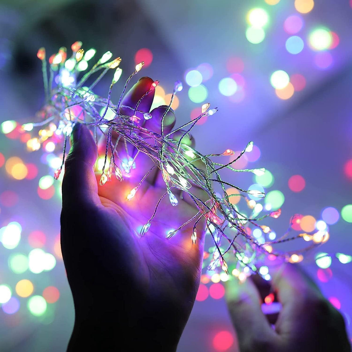 Plug-in Christmas Lights with Remote,30M 1000LED Waterproof Starry Cluster Fairy Lights, Copper Wire String Light for Indoor and Outdoor Use, Christmas Tree