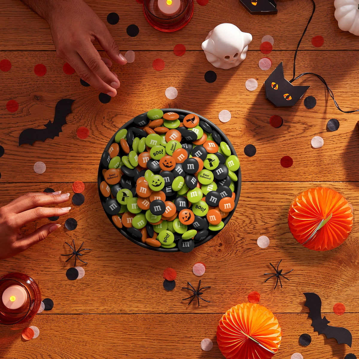 M&M'S Halloween Milk Chocolate Candy, 2lb Resealable Bulk Bag