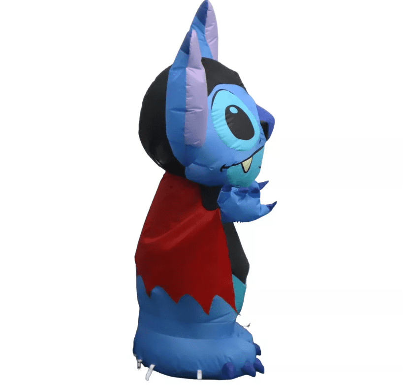 Disney 42" Airblown Stitch in Vampire Costume Halloween Decoration