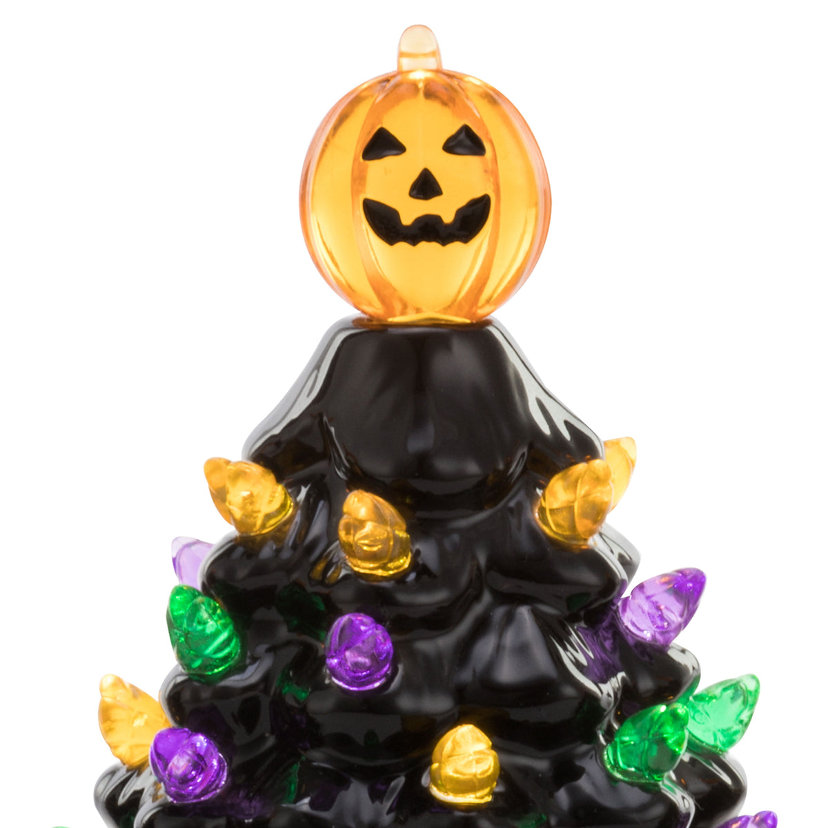 Mr. Halloween 12 in. Ceramic Halloween Tree - Green