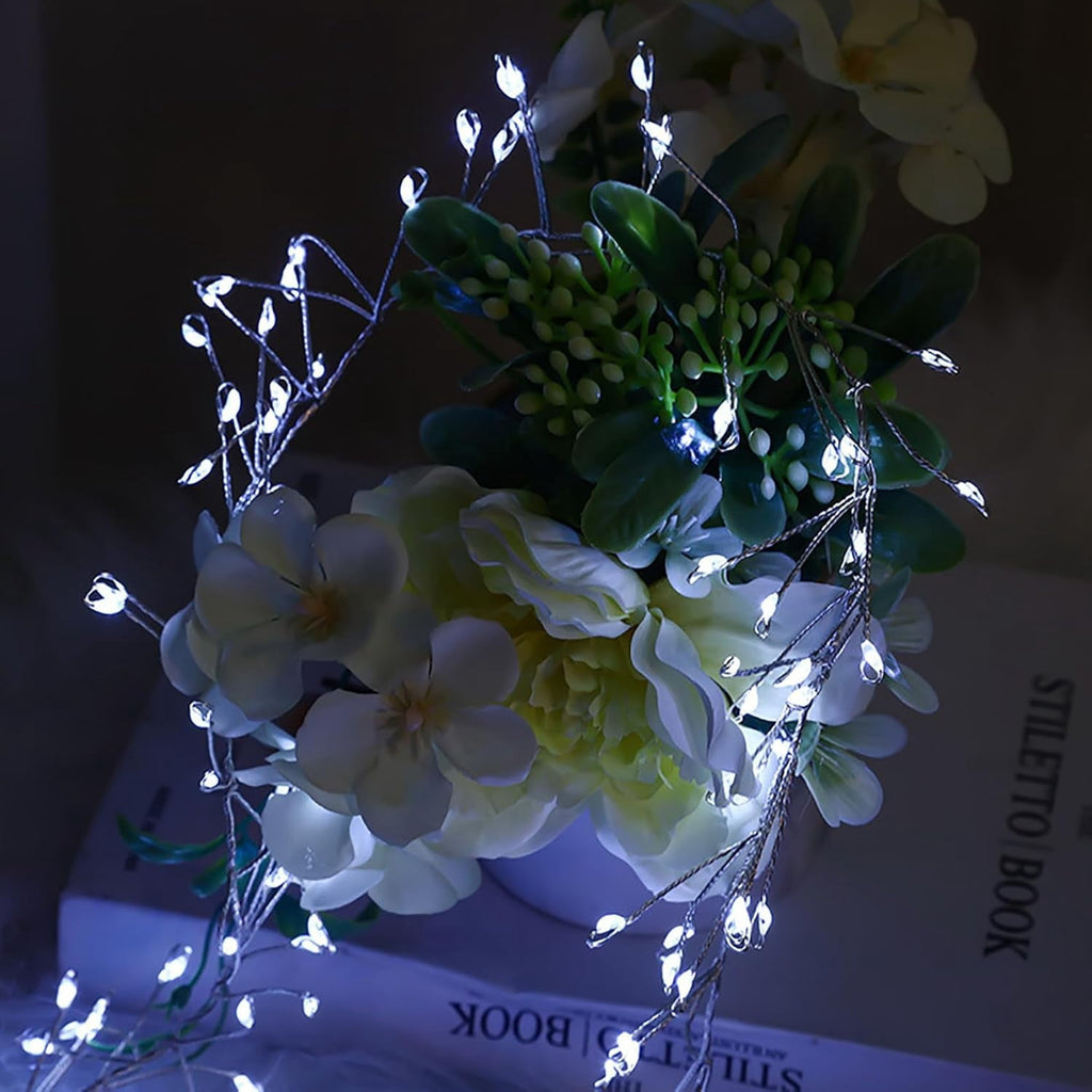 Outdoor String Lights with Remote,100M 3000LED Plug-in Powered Waterproof Fairy Lights, Copper Wire Christmas String Lights for Wedding, Party