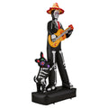 7.3ft Halloween Inflatable Ghost Musician with Puppet and 6 LED Lights