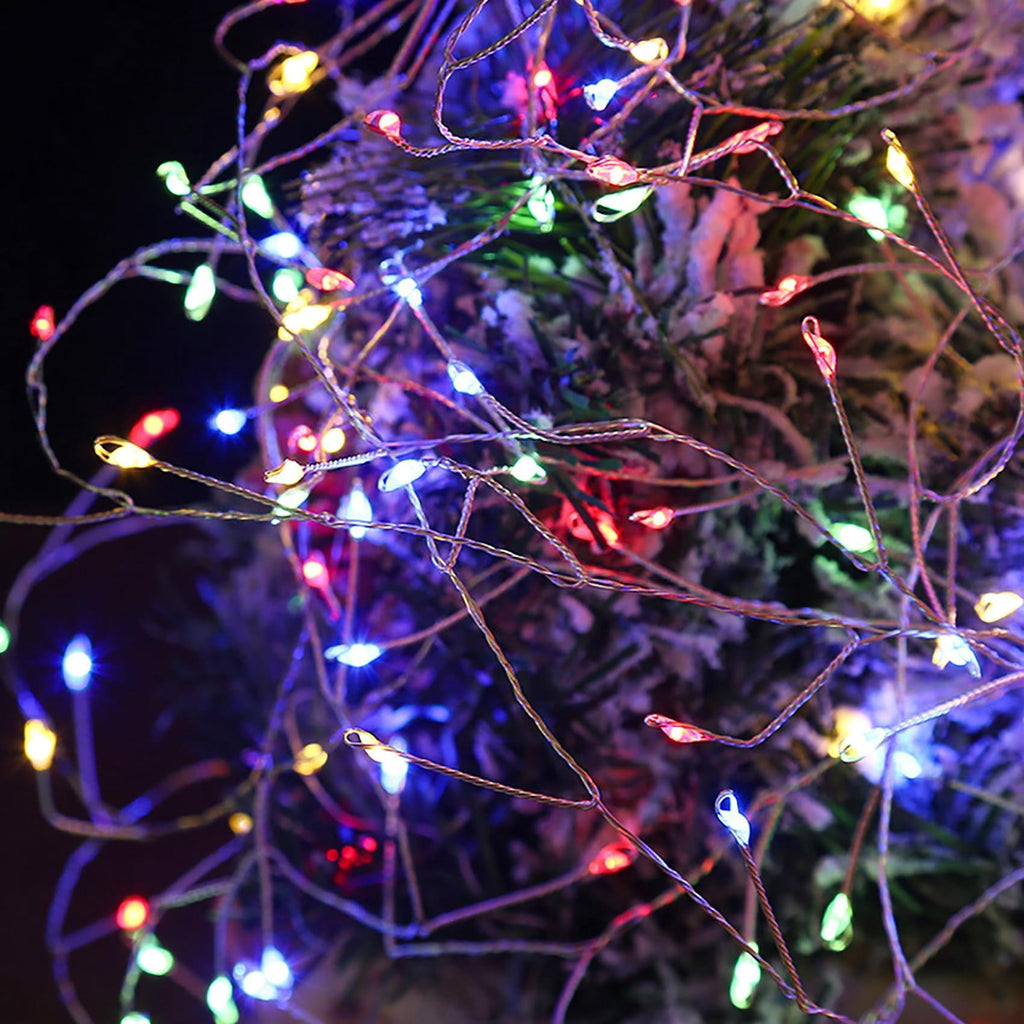 Plug-in Christmas Lights with Remote,30M 1000LED Waterproof Starry Cluster Fairy Lights, Copper Wire String Light for Indoor and Outdoor Use, Christmas Tree, Wedding, DIY Decor