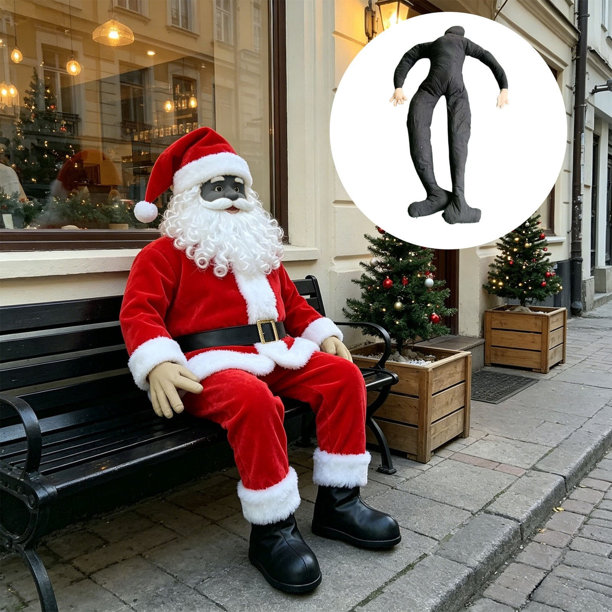 6ft Life Size Posable Mannequin, Poseable Halloween Decoration Dummy for Indoor Outdoor , Full Body Cloth Display Prop for Holiday Party