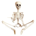 90cm Realistic Movable Skeleton Halloween Home Party Scary Props Desktop Ornament Garden White 90cm 425g 34x20x10cm