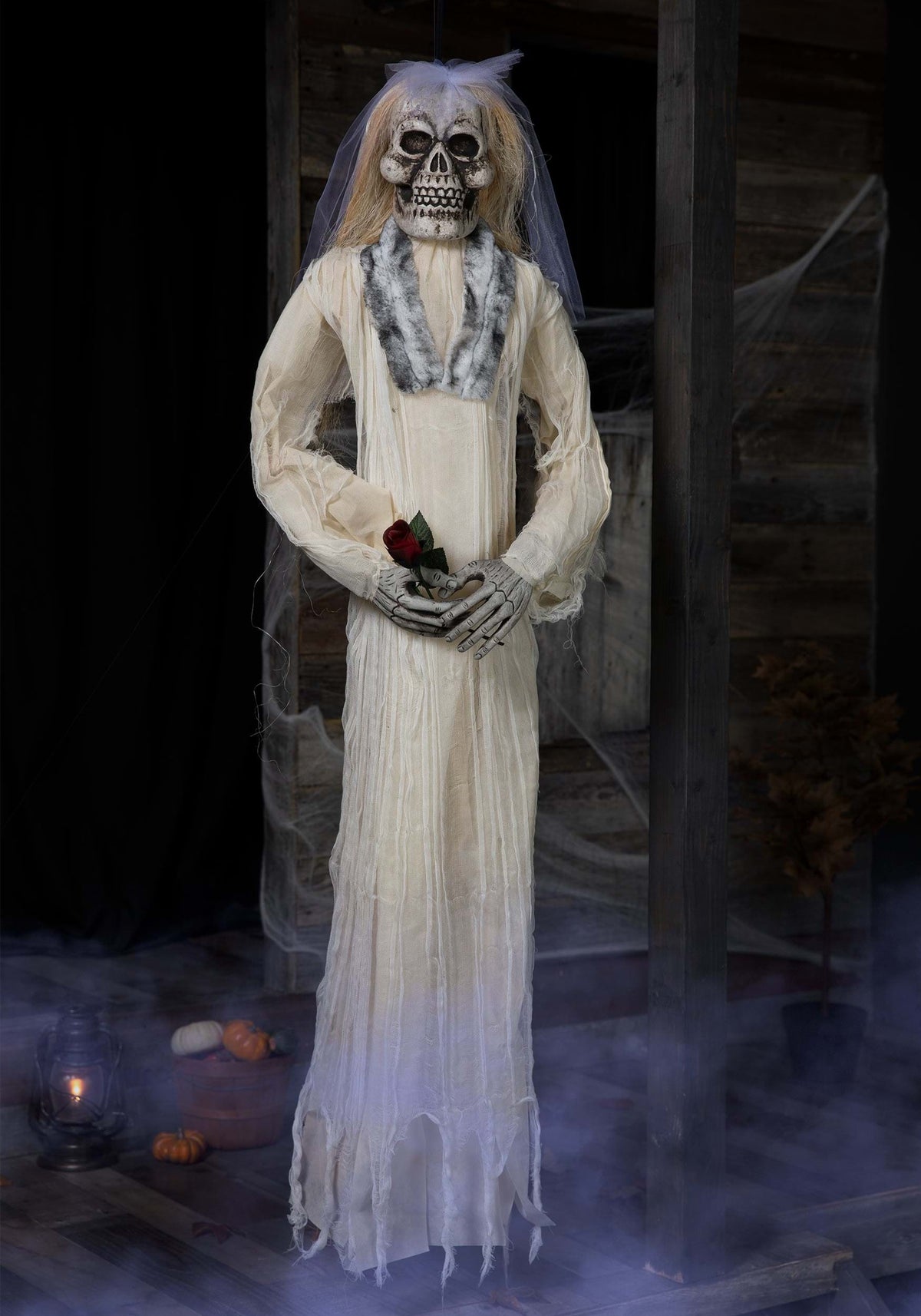 6FT Bride and Groom Skeleton Decoration Set