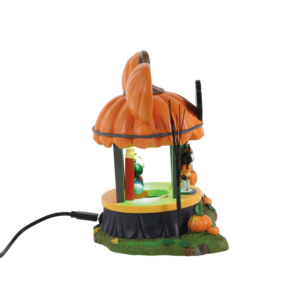 Department 56 Disney Village Balloon Darts Game Halloween Lit Building Figurine, Multicolor 6.1in H