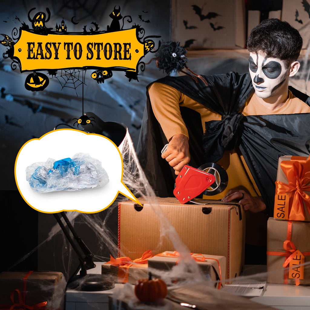 8.8FT Halloween Inflatable UFO Yard Decoration with Stand Inside Design