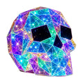 AuroraX Glowing Halloween Skull Decoration Light Up Halloween Skeleton Color Changing LED Battery Operated Hanging Halloween Party Decorations