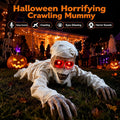 Clearance Hotyverty Giant Ground Breaking Skeleton with Pumpkin