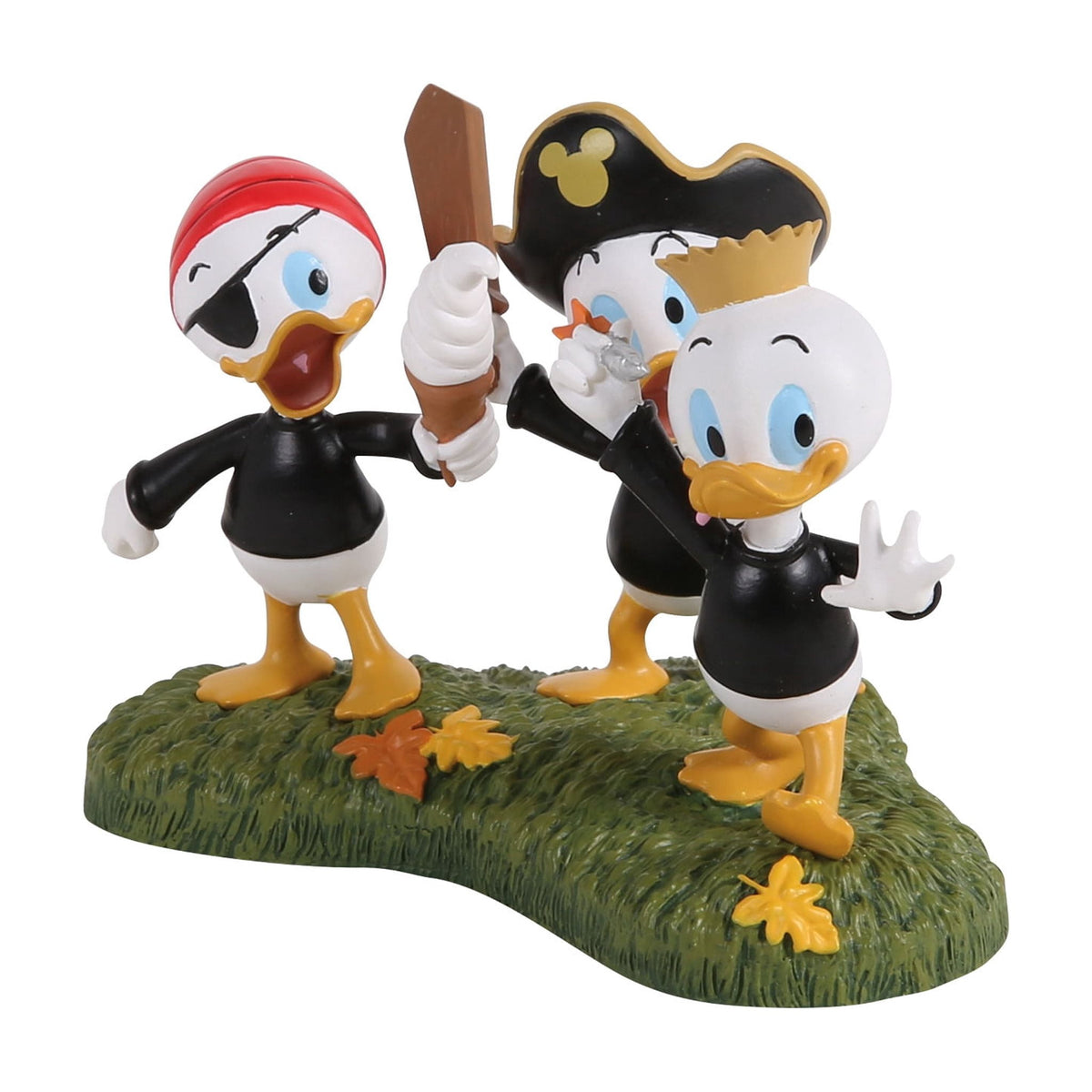 Department 56 Disney Village Huey Dewey Louie Take A Chance Halloween Accessory Figurine, Multicolor 2.4in H