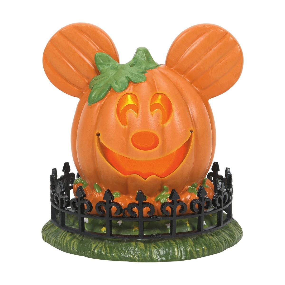 Department 56 Disney Village Mickey's Town Center Pumpkin Halloween Accessory Figurine 4in H