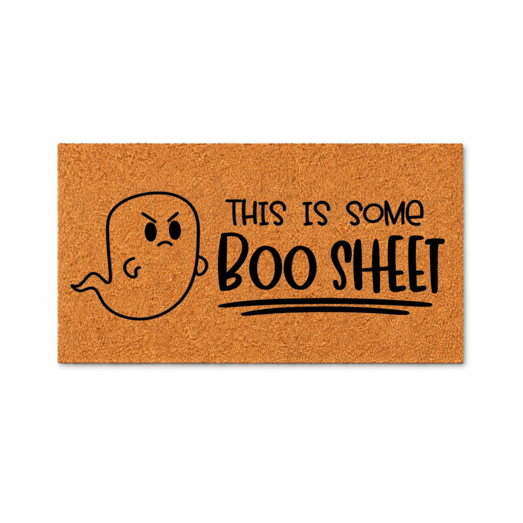 Funny Halloween Doormat - This Is Some Boo Sheet Welcome Door Mat (36" x 72")