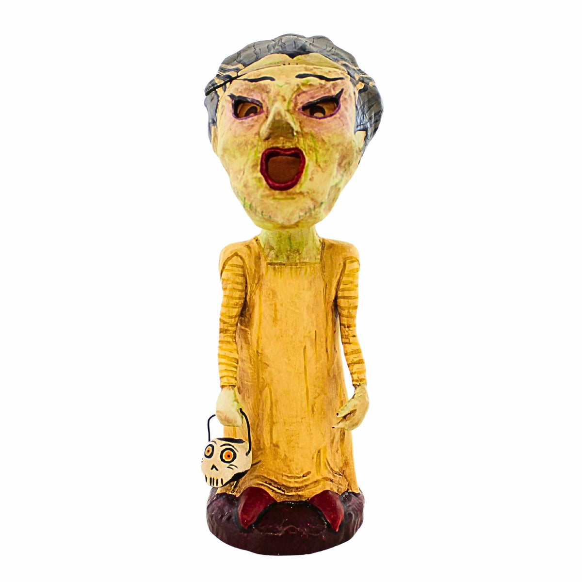 Jorge De Rojas 9.25In Bridezilla, Polyresin, Halloween Skull 43042