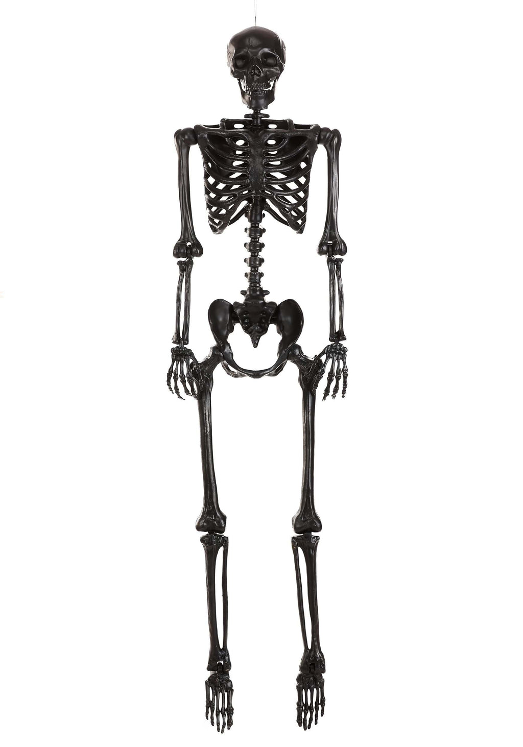 Poseable Crazy Bones Skeleton in Black Decoration