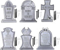 3-D Metal Halloween Ghost Cemetery 17" Tombstones - Set of 6 with Stakes, Metal Outdoor Yard Decoration with Stakes, for Haunted House and Graveyard