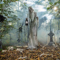 Seasonal Visions Wailing Phantom Gray Halloween Decoration