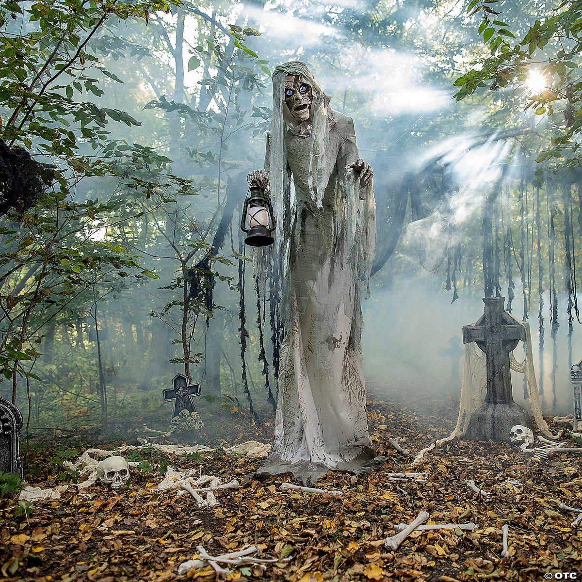 Seasonal Visions Wailing Phantom Gray Halloween Decoration