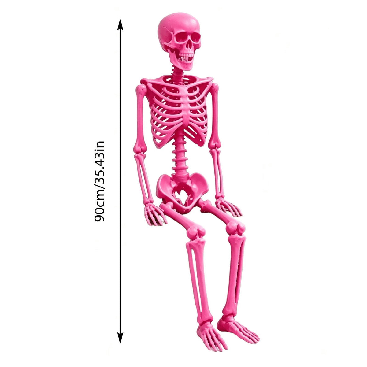 2Pcs Halloween Decorations Halloween Skeleton Creepy Desktop Ornament For Festive Home Party Desktop Ornament