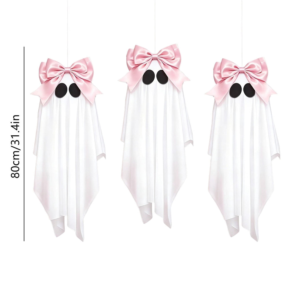 Halloween Decorations 3PC Light Up Ghost Spooky Ghost Decor with Remote for Porch Home Indoor Outdoor Garden Yard Lawn Party Decor