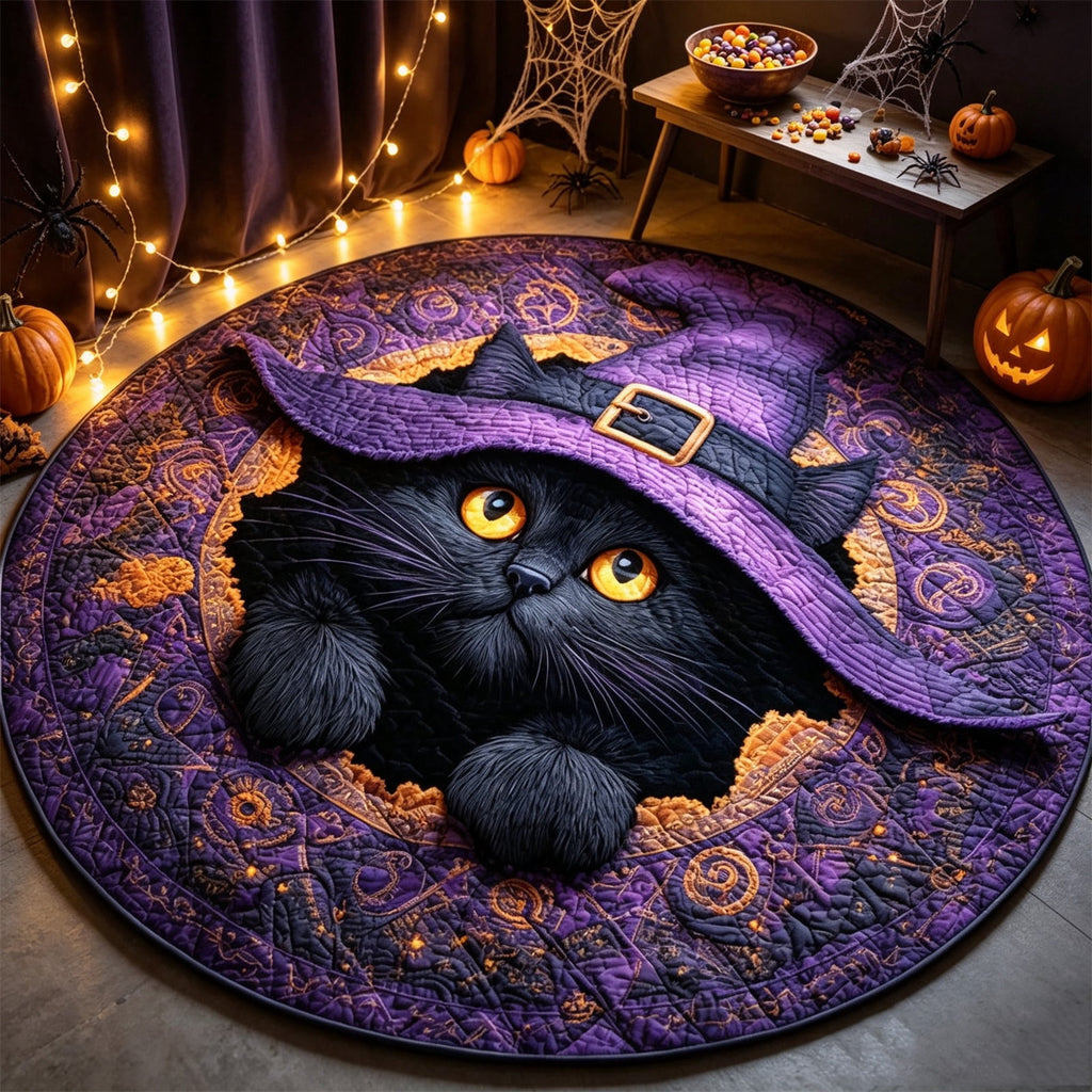 ZJNGJC 3D Circular Halloween Doormat Weird Decoration Whimsy Charm To Your Indoor Space With Festive Welcome Mat For Entryway D