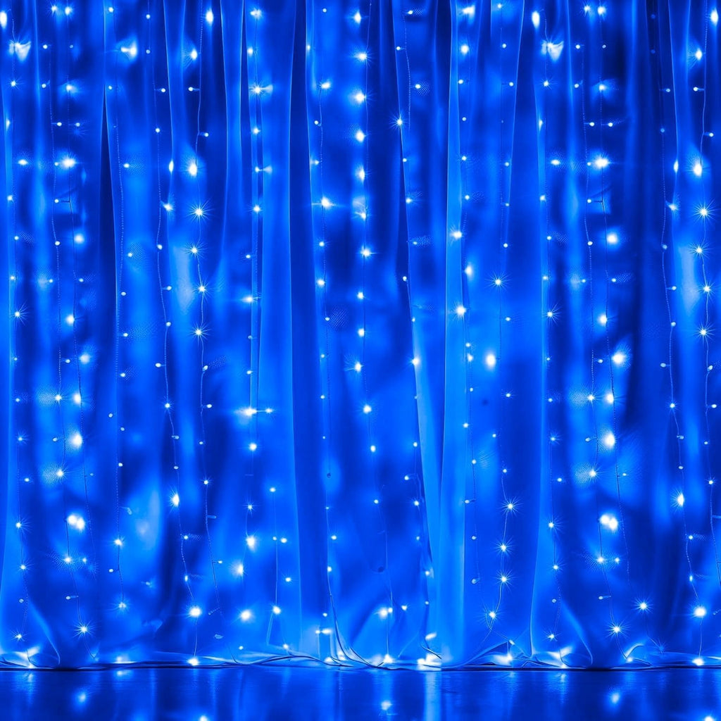 General Smart Curtain Lights, 400LED 6.6FT x 6.6FT Color Changing Valentine's Day Christmas Lights with Remote & APP, Dynamic DIY Fairy String Lights for Indoor Outdoor Bedroom Decorations