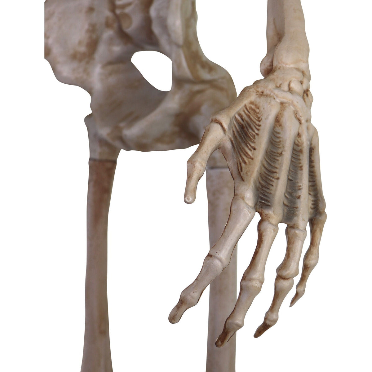 Haunted Hill Farm 8.0-Ft. Tall Motion-Activated Towering Skeleton, Premium Talking Halloween Animatronic, Plug-In