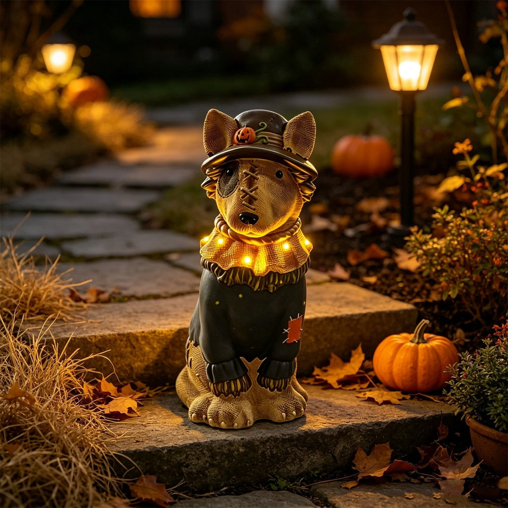 Clearance Halloween Giant Ground Breaking Skeleton Decor with LED Light-Up Moving Eyes, Scary Skull Stakes for Garden Lawn Holiday Party Decor