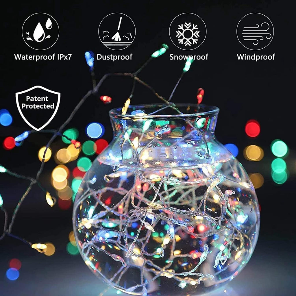 Outdoor String Lights with Remote,100M 3000LED Plug-in Powered Waterproof Fairy Lights, Copper Wire Christmas String Lights for Wedding, Party, and Indoor Fairy Lights