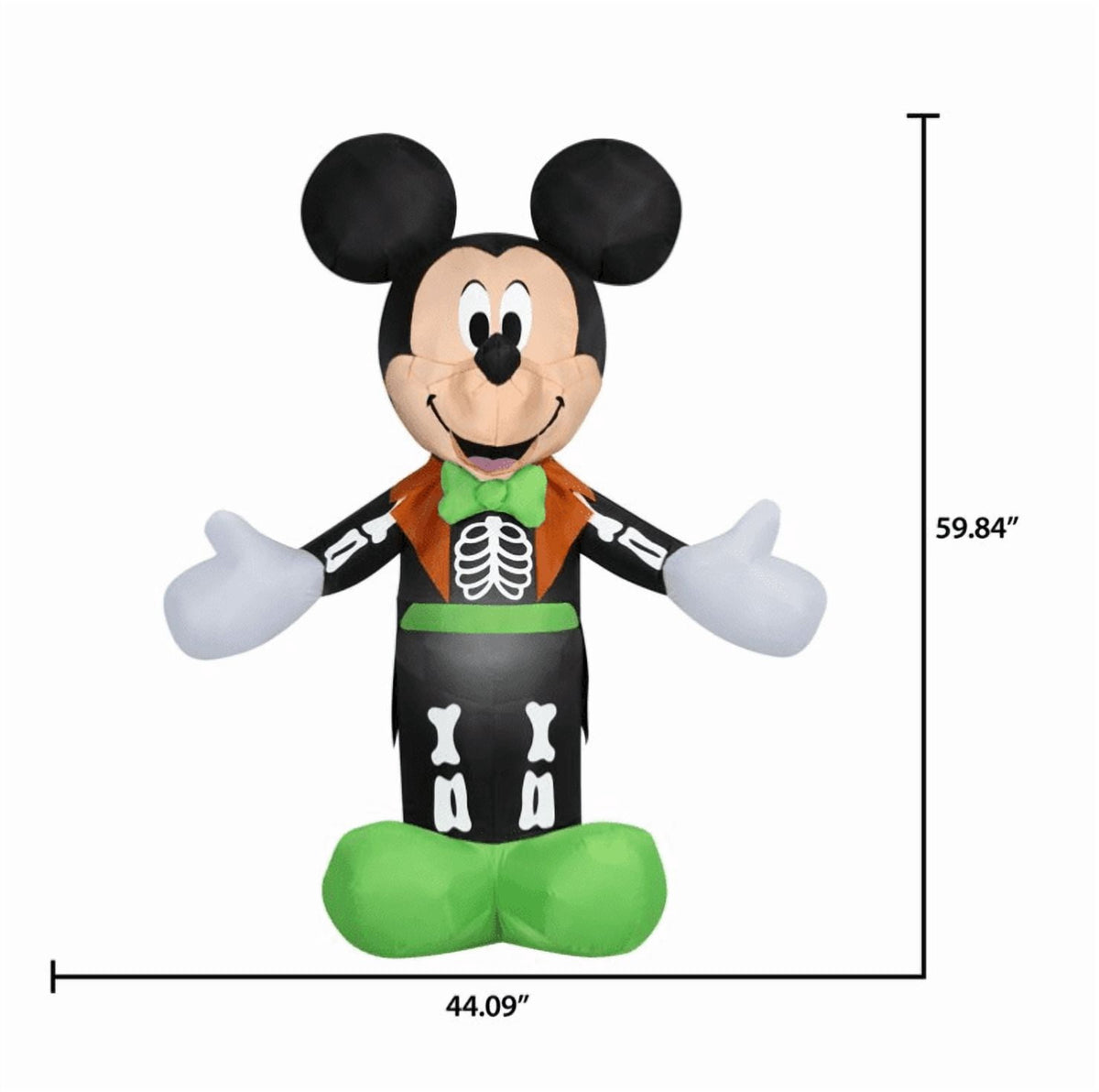 Disney Mickey and Minnie Halloween Inflatable Set 2 Pack 60in