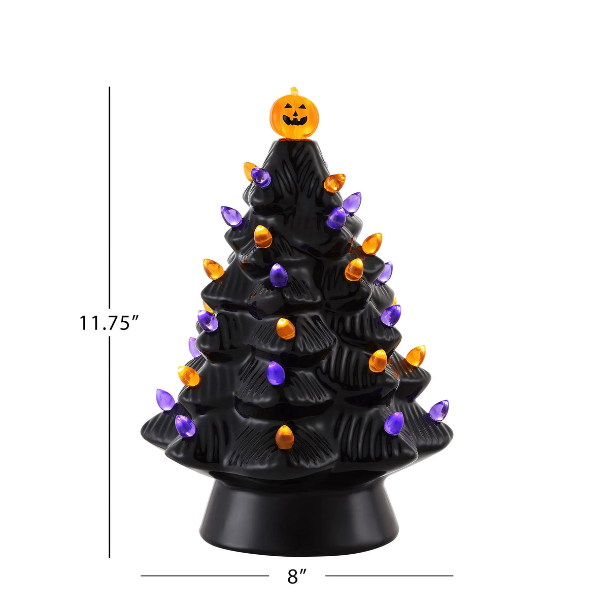 Mr. Halloween 12 in. Ceramic Halloween Tree - Green