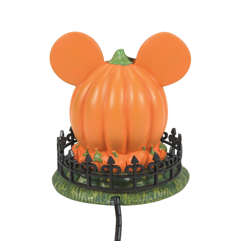Department 56 Disney Village Mickey's Town Center Pumpkin Halloween Accessory Figurine 4in H