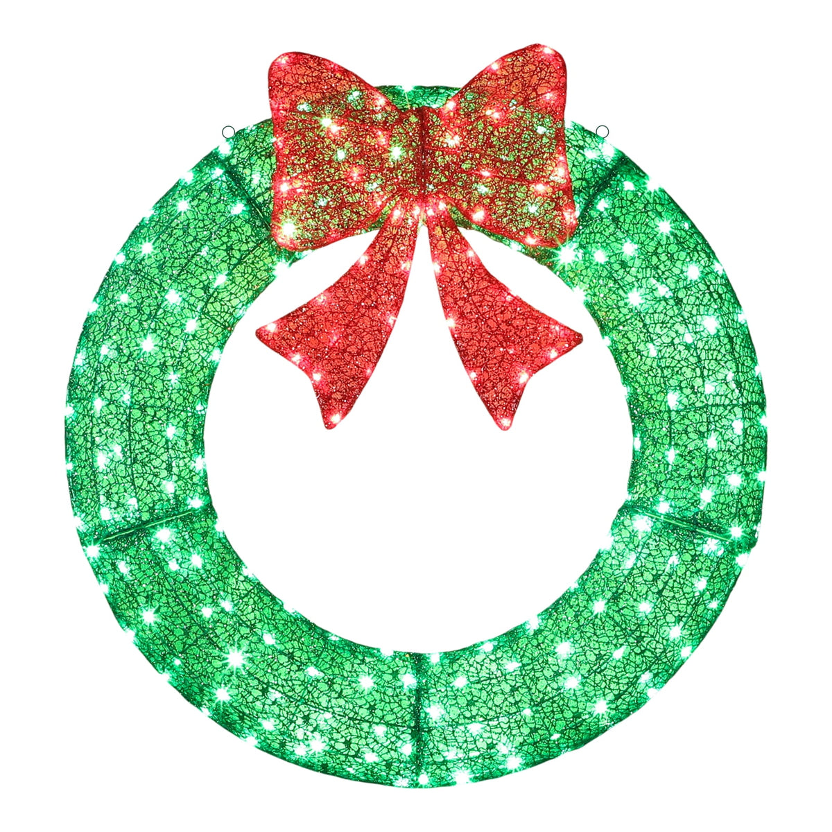 Ktaxon 36in Christmas Wreath Christmas Decoration Lighted Holiday Decor 175 Lights LED,Green