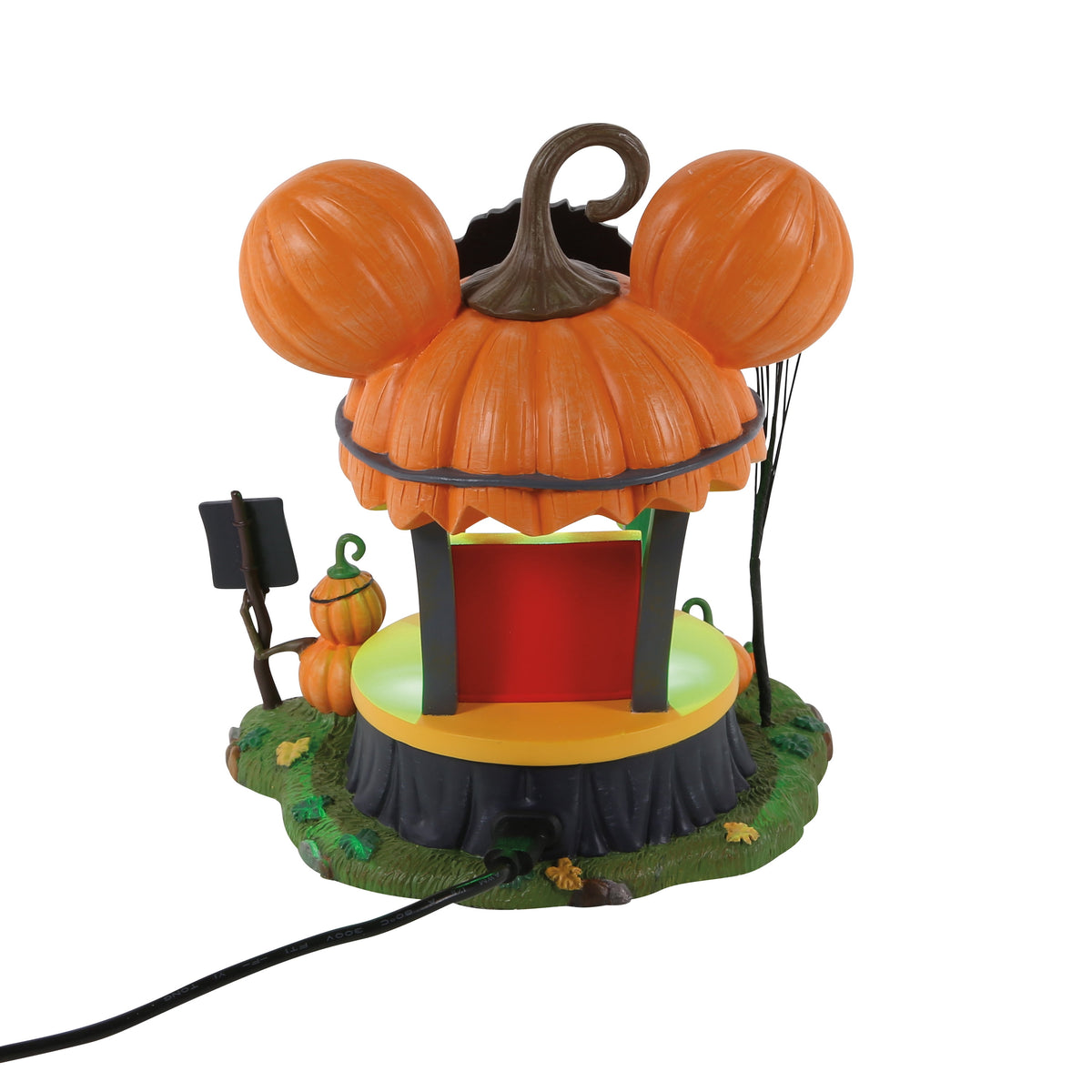 Department 56 Disney Village Balloon Darts Game Halloween Lit Building Figurine, Multicolor 6.1in H