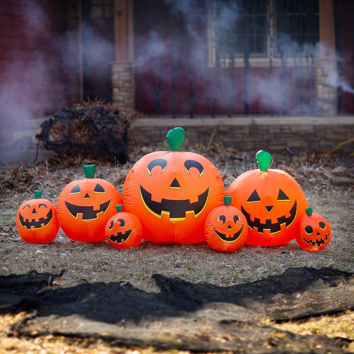 Halloween Express 8 ft Inflatable Pumpkin Patch Decoration