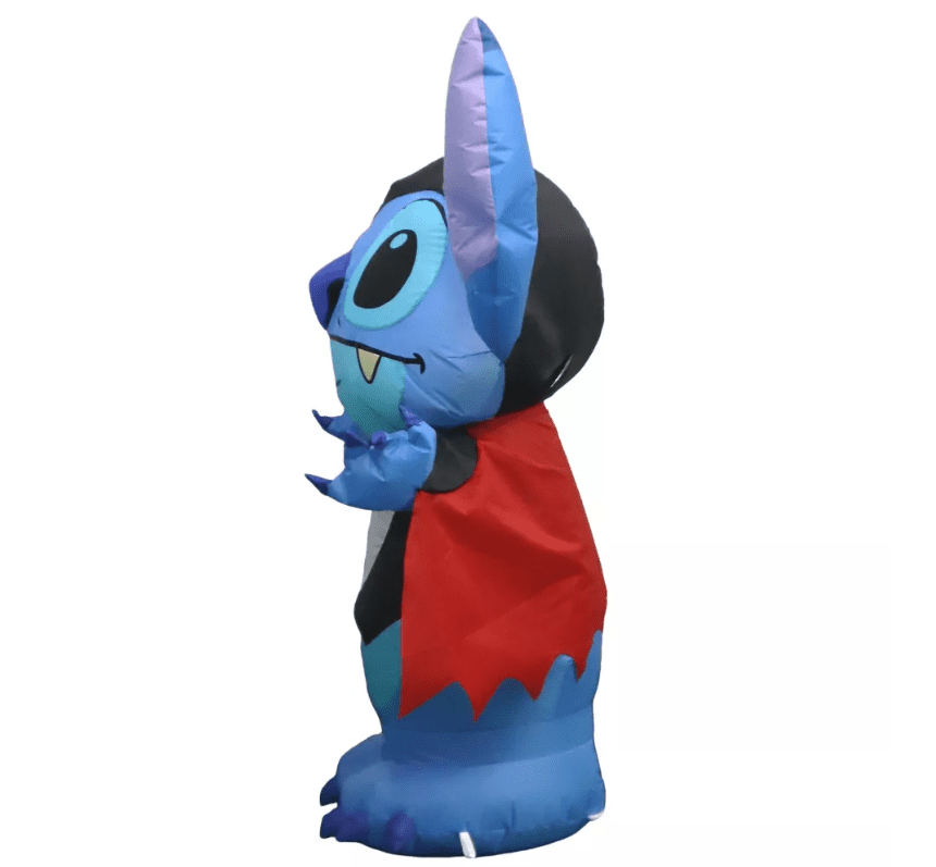 Disney 42" Airblown Stitch in Vampire Costume Halloween Decoration