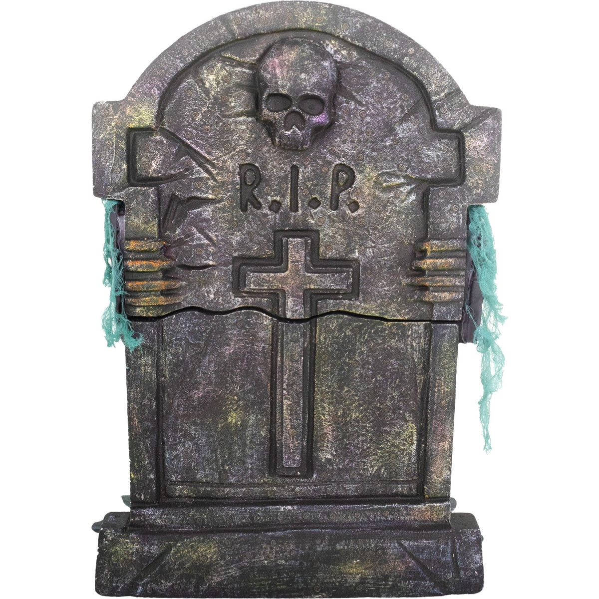 Haunted Hill Farm 30" Tombstone Lifter Animatronic, Halloween Decor, HHTOMBLIFT-4FLSA