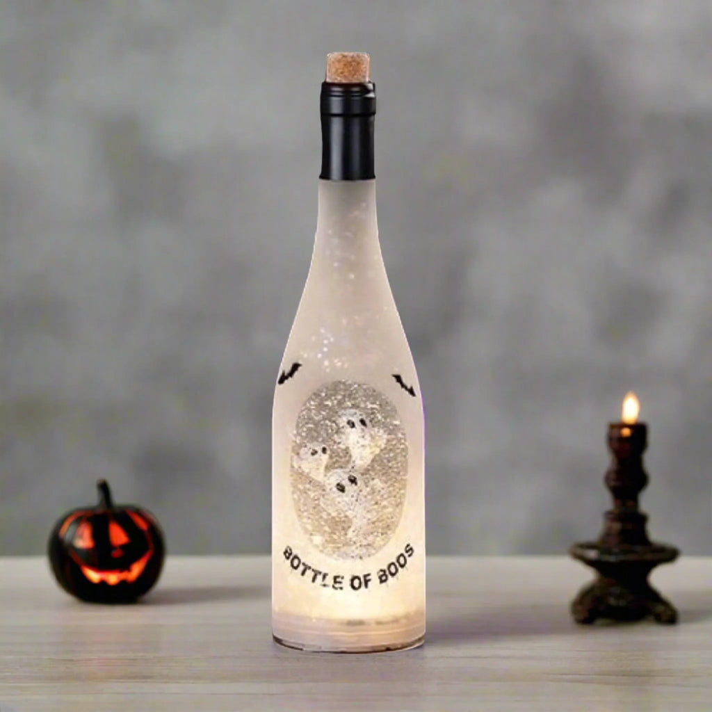 Roman - Lighted Bottle of Boos, Halloween, 12.25" H, Plastic, Home Decor, Adorable Gift, Durable, Beautifully Detailed