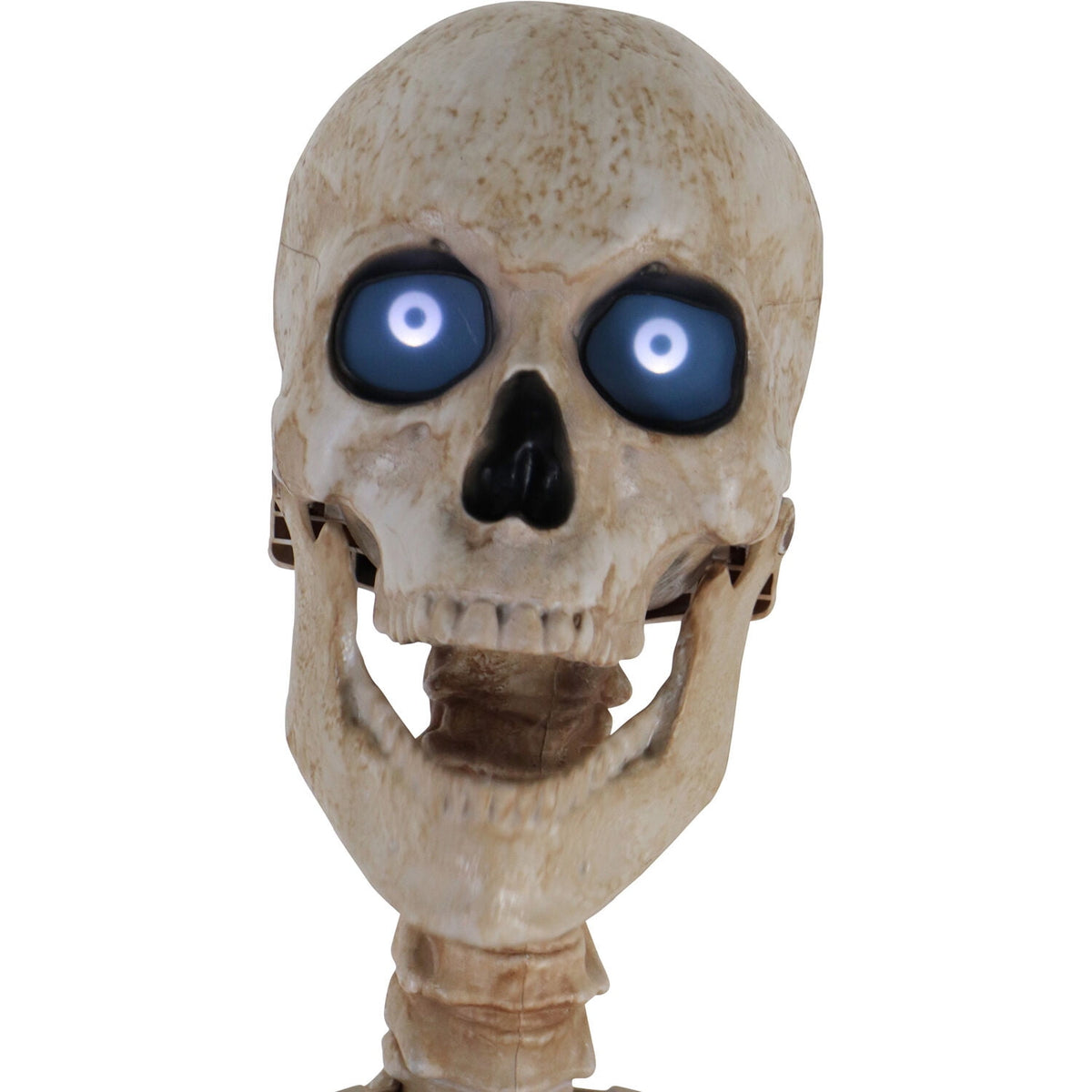 Haunted Hill Farm 8.0-Ft. Tall Motion-Activated Towering Skeleton, Premium Talking Halloween Animatronic, Plug-In