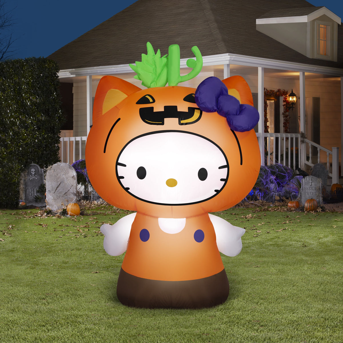Halloween Hello Kitty Airblown Yard Inflatable by Sanrio, 5FT