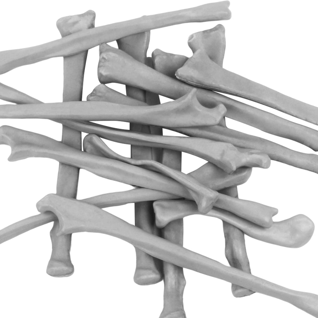 10 Pack Halloween Foam RIP Graveyard Tombstones with 35P Skeleton Bones for Halloween Party Outdoor Decorations
